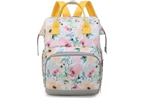 ZiaWorld Baby Changing Bag Backpack Diaper Bag Waterproof Nappy Back Pack Large Capacity Maternity Bag Multi-Function Travel Backpack with 2 Stroller Straps 3 Insulated Pockets for Mom and Dad