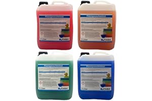 ‎FABA FABA Flüssigwaschmittel Konzentrat Vollwaschmittel 4x5 L bunt rot orange grün blau