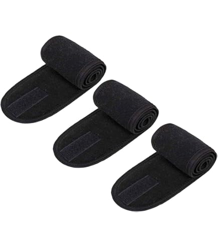 Diadema Skin Care Diademas Faciales De Spa - Pack De 3 Toallas Ajustables Para Maquillaje Y Deporte Accesorio Bienestar