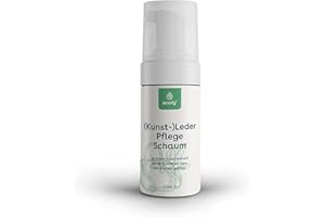 ‎ECO:FY Leder Pflegeschaum für Echtleder, Kunstleder, Synthetik imprägniert, frischt auf und pflegt für Schuhe, Taschen, Ledersitze, Couch, Sofa (125ml)