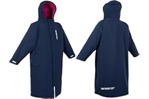 Two Bare Feet Unisex Waterproof Horse Riding Changing Robe – Warm, Windproof, Oversized Poncho for Equestrian Sports, Outdoor Riding, Beach & Camping – Hooded Coat