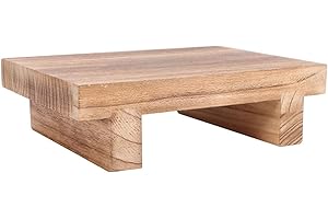 EIVDRU Robusto sgabello in legno per bagno,scalino multiuso per vasino per bambini, pratico gradino antiscivolo per WC per bambini, altezza 7 cm
