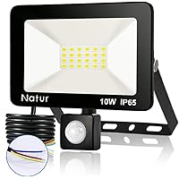 10W 1000LM LED Strahler mit Bewegungsmelder Superhell LED Fluter Aussen Scheinwerfer Fluter IP65 Wasserdicht 6500K LED…