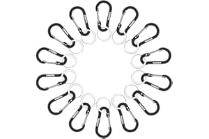 WAPAG Mosquetón 5cm Mini Llavero Primavera Acortar Gancho Llavero para Llaves Otros Artículos Pequeños Diariamente Adentro o Vida al Aire Libre Clasificación para Hamacas Cámping Senderismo