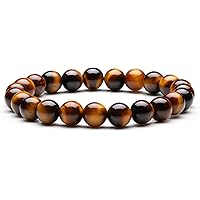 Mayting Occhio di Tigre Braccialetto, Cure Energia Bangle Bracciale Unisex