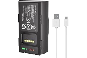 REACELL Upgraded Battery Compatible for Arlo Essential Wire-Free Video Doorbell, Rechargeable 7000mAh Back-Up Battery Compatible for Arlo Doorbell VMA2400 AVD2001 AVD2001B A-12, with Micro USB Cable