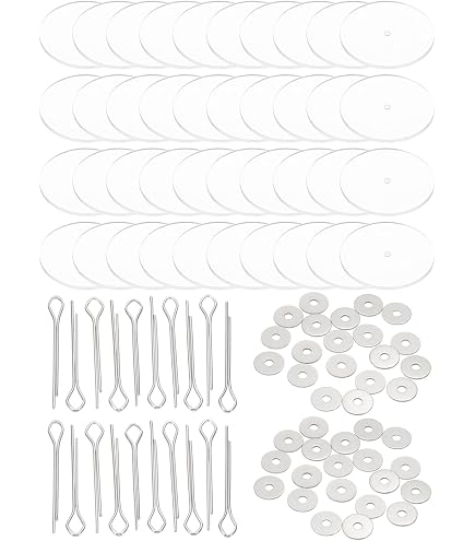 RuWfpz Giunti per animali all'uncinetto, articolazioni delle bambole, 15 mm – 20 set di articolazioni di animali in plastica, articolazioni articolari per braccio, gamba, collo