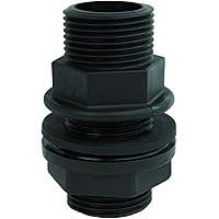 GASMIS Tankdurchführung Regentonnendurchführung 1" AG, 33,25mm Tankdurchführung, 1 Stück