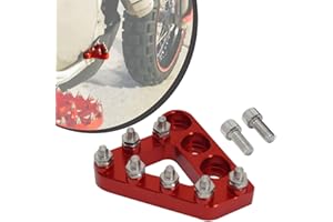 JFG RACING Pedale Freno Posteriore Moto,Puntale Freno Posteriore Moto per 125 250 300 350 450 530 690 950 990 SX EXC XCF SXF XC XCW EXCF EXCW EXCF SMR-Rosso