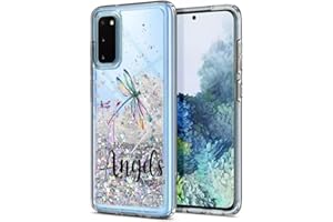 Anreixx Funda con Purpurina para Samsung Galaxy S20 FE, Linda Funda de Silicona con Patrón de Zorro con Arenas Movedizas Brillantes y Cojín de Parachoques de TPU Suave