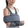 Tynor Universal Shoulder Immobiliser | Provides Support & Stabilization for Shoulder Injuries | Comfortable, Adjustable Design for Men & Women | Universal Size (Grey, 1 Unit)
