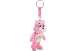 NICI Porte-clés Bisounours ours Hourra 10 cm - Pendentif peluche pour enfants & adultes, Avec anneau pour porte-clés, trousseau et porte-clés - 61370, Hurrabärchi
