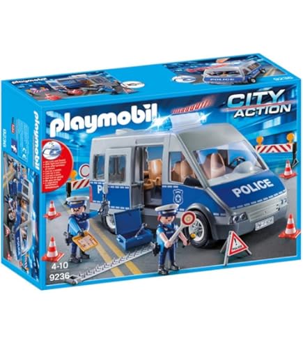 Playmobil Politiebus 3166 護送車 警察 Police Playmobil 3166 Police Van Intervention Team Truck Rescue