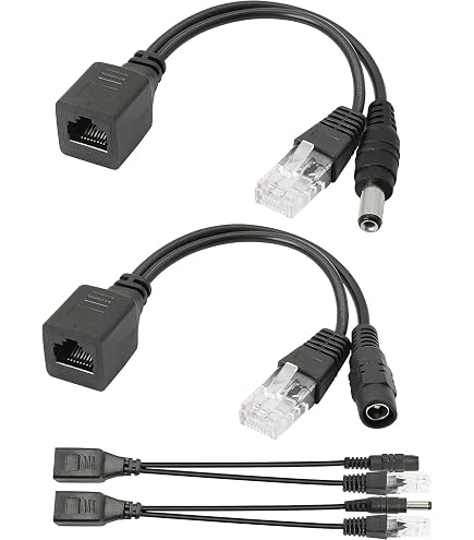 Satın alın POE Adapter cable RJ45 Injector Splitter Kit Tape Screened