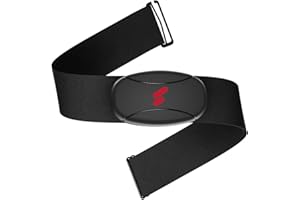‎SPORTSTECH Sportstech Pulsgurt, Herzfrequenzmesser Brustgurt, Bluetooth ANT+, Fitness Tracker für Laufen, Radfahren, Training, IPX4 Wasserdicht, 350 h Batterie, Kompatibel mit Sportstech Live, Wahoo, Polar