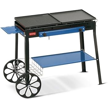 Ferraboli barbecue in ghisa modello gas stereo inox Ferraboli barbecue in ghisa modello gas stereo inox