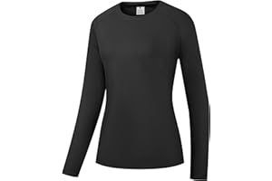HOLURE Women's Rash Guard UPF 50+ Sonnenschutz Kurz/Langarm T-Shirts Leichte, schnell trocknende SPF UV Schwimm Shirts