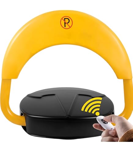 Automatic Remote Control Parking Lock - 98ft Range Folding Barrier For Private Parking