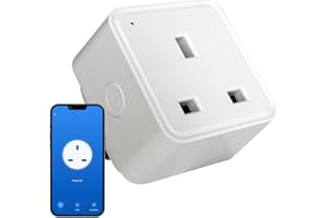 TCP Smart Plug UK WiFi Socket, Works with Alexa, Google Home, Siri Shortcuts, Voice Control, App Enabled, Set Smart Schedules and Timers, No Hub Required, White