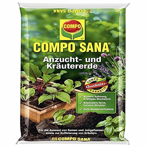COMPO SANA® Anzucht- und Kräutererde 5 l