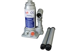 CORA 000127312 Crick Hydraulique Bouteille pour Voiture, Gris