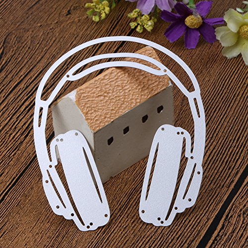 Demiawaking 5Pcs Metall Kreise Schneiden Schablonen DIY Sammelalbum Dekor Papier Karten, Metall Buchzeichen , Metall Lesezeichen als Geschenk fuer Freunde - 2