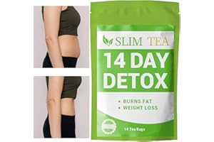 YUUFCY 14 Tage Tee Zum Abnehmen, Abnehmen Tee, Fettverbrennung, Abnehmen Schnell Fettverbrenner,Sanfte Entgiftung Und Reinigung Zur Gewichtsreduktion Und Zum Abbau Von Bauchfett