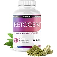 Ketogen Keto Advance Weight Loss Management Capsules for Women & Men | Natural Fat Burner with Green Tea, Green Coffee…