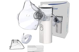 MLDNLD Nebuliser Machine for Adults, Portable Handheld Nebuliser for Children Adults, Mesh Nebuliser Inhaler, Home Travel Use
