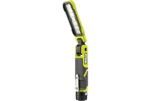 RYOBI - Lámpara de trabajo (4 V, USB de litio, 3 intensidades: 500/250/100 lúmenes, base magnética, sin batería) - RLI4-0