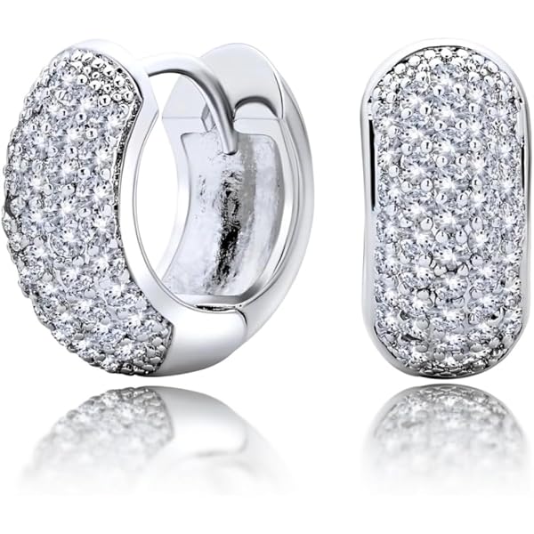 Brosway Orecchino Singolo Fancy FIW14 - Cerchio In Argento 925 Con Cubic Zirconia Bianca, Diametro 18mm - 2