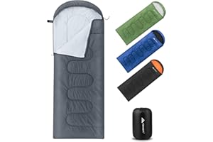 Forceatt Schlafsack 3/4 Jahreszeiten Schlafsack kleines packmaß Sommerschlafsack/Winterschlafsack Deckenschlafsack Camping, Reise, Festival Geeignet für Verschiedene Jahreszeiten(1.2/1.4/1.6KG)