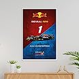 TenorArts Formula One Racer Max Verstappen Poster F1 Art Print Wall Poster with Thick 300 GSM Matt Finish Paper (18inches x 12inches)