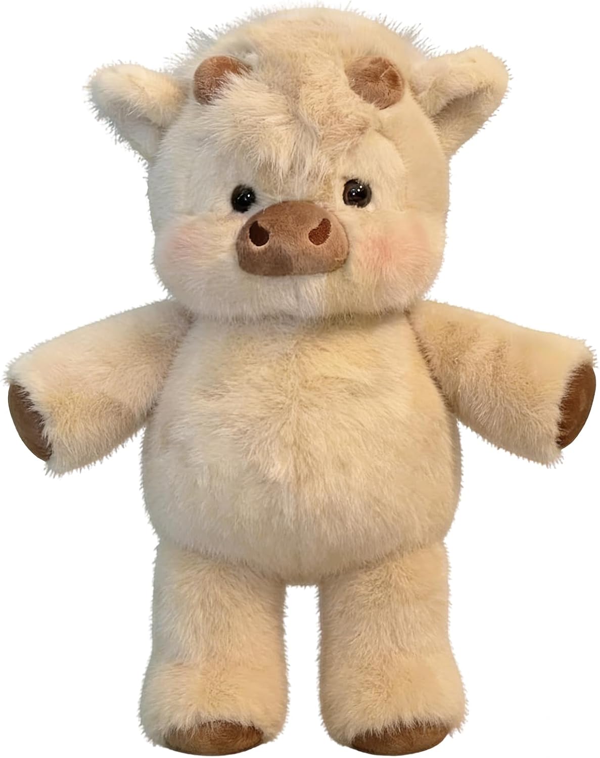 Peluche de jabalís | Peluche becerro corriendo 45 cm | Adorable muñeca animal jabalís corriendo peluches simulación | Ovejas peluches dibujos animados juguetes muñeca animal regalo para niñas y niños
