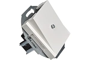 Schneider Electric Merten Zentralplatte Leitungsauslass, System M, polarweiss glänzend, Artikelnummer 296319