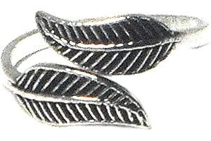 ART GECKO Adjustable 925 Sterling Silver Leaf TOE Ring