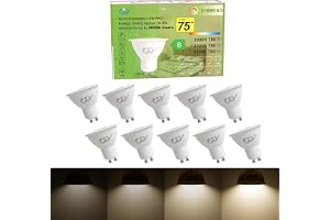 GY GU10 dimbar LED-lampa, 4,9 W, 790 lm, 4 000 K, neutral vit, 120° bred stråle, energibesparing, ögonskydd, GU10 LED-dimmer