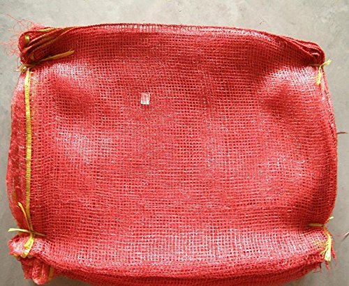 20 x Net gewebten Säcke Gemüse Holzscheite Anzünder Holz Log Mesh Taschen 50 x 65 cm 30 kg - 4