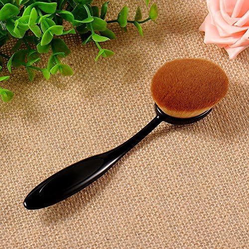 Glassgow Natural Makeup New Cute Great Natural Makeup Oval Style Toothbrush Brush Foundation Loose powder Brush Large Sizes