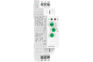 GRT6-M1 AC230V Rele Multifunzione 10A,IGEYAPA 1 SPDT Interruttore Smart Temporizzato con 10 Funzioni, per Automazione Industriale e Domestica