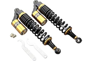 Gzyf 340mm amortisseur moto arriere Suspension amortisseur de moto pour 150cc~750cc street bikes, Scooters Moped Quad (ATV)