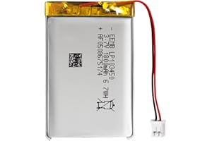 EEMB Batterie Lithium polymère 3,7v 1800mAh 103450 Batterie Rechargeable lipo avec connecteur JST avec vxi Blue Parrott - vérifier la polarité de l'équipement et du connecteur Avant l'achat