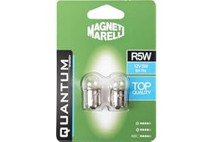 QUANTUM ENERGY Magneti Marelli R5W coppia di lampadine auto 12V 5W attacco BA15s