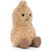 Jellycat Amuseables Peanut Plush Toy, 6 Inch Food Plush, Funny Gift Idea