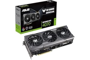 ‎ASUS ASUS TUF Gaming GeForce RTX 4070 Ti 12GB GDDR6X Gaming Grafikkarte (NVIDIA DLSS3, PCIe 4.0, 12GB GDDR6X Speicher, 2x HDMI 2.1a, 3x DisplayPort 1.4a, TUF-RTX4070TI-12G-GAMING)