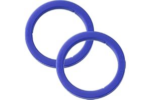 MEWTUSH 2 Stück Verbesserte E61 Siebträger, Dichtungen aus lebensmittelechtem Silikon für Espressomaschine, Ersatzdichtung für E61 Brühgruppe, BPA-frei, Langlebig, Dicht, Blau