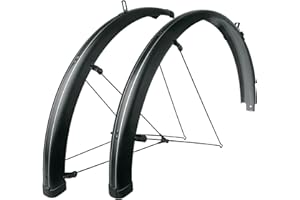 SKS GERMANY BLUEMELS Stripes 28″ zestaw błotników, ochrona koła (wygląd pinstripe), konstrukcja warstwowa, wytrzymała i odporna na zginanie, system bezpieczeństwa ASR, rozpórki V do łatwego montażu),