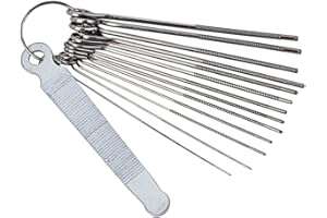 Vaguelly Guitar Nut Files 10-46 1set Tool Silver Slotting R Rods File Re Luthier Filing Slot Guitar Kit Nut