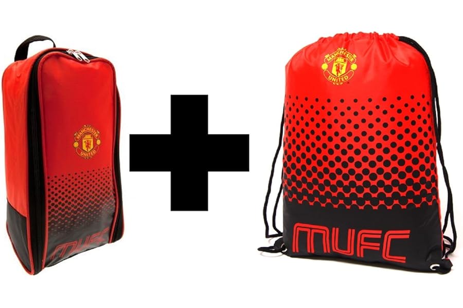 Manchester United Gym Bag and Boot Bag Combo Gift Set