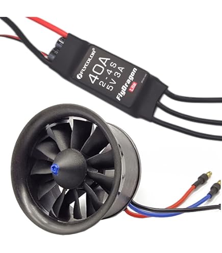 DoBoFo EDF Ventilator, 11 bladen, 50 mm zonder motor, elektrische ventilator zonder motor voor EDF 3S 4S, hobby, RC straalmotor propeller, afstandsbediening, modelvervanging, vliegtuigonderdelen